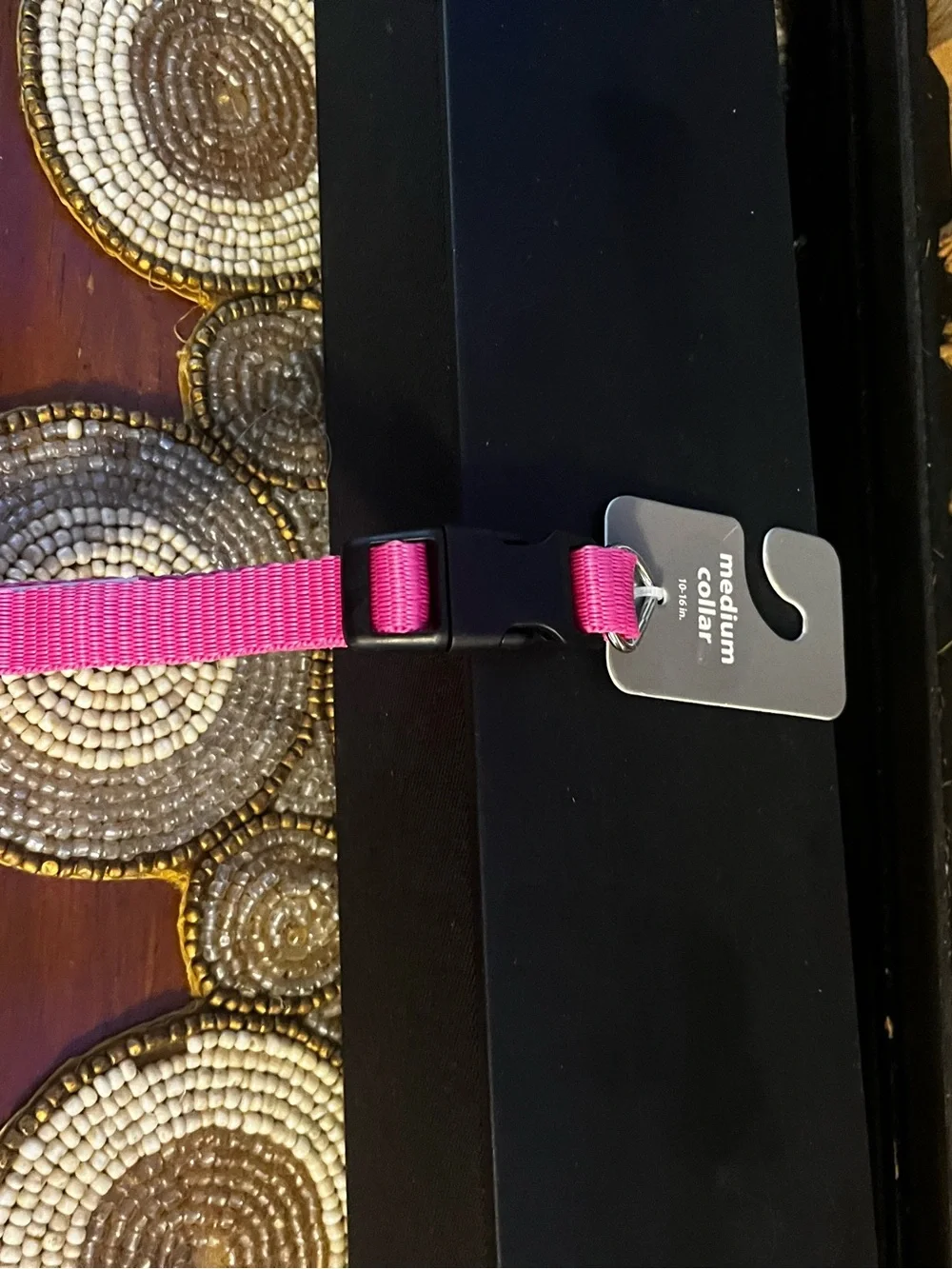 Bright Pink Adjustable Strap with Metal Clip